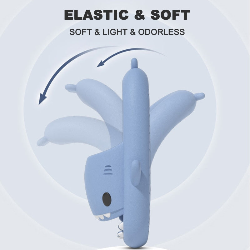 Comfortable Shark Slippers Anti-skid EVA Solid Color - laorstore