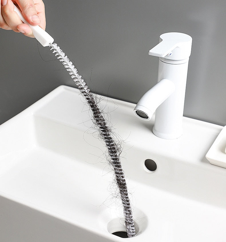 Super long Pipe Dredging Brush for Bathroom Hair Sewer and Sink Cleaning - laorstore