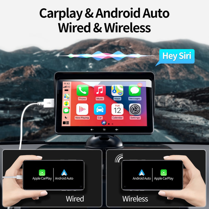 Universal Wireless 7inch Car Radio Multimedia Video Player Carplay And Wireless Android - laorstore