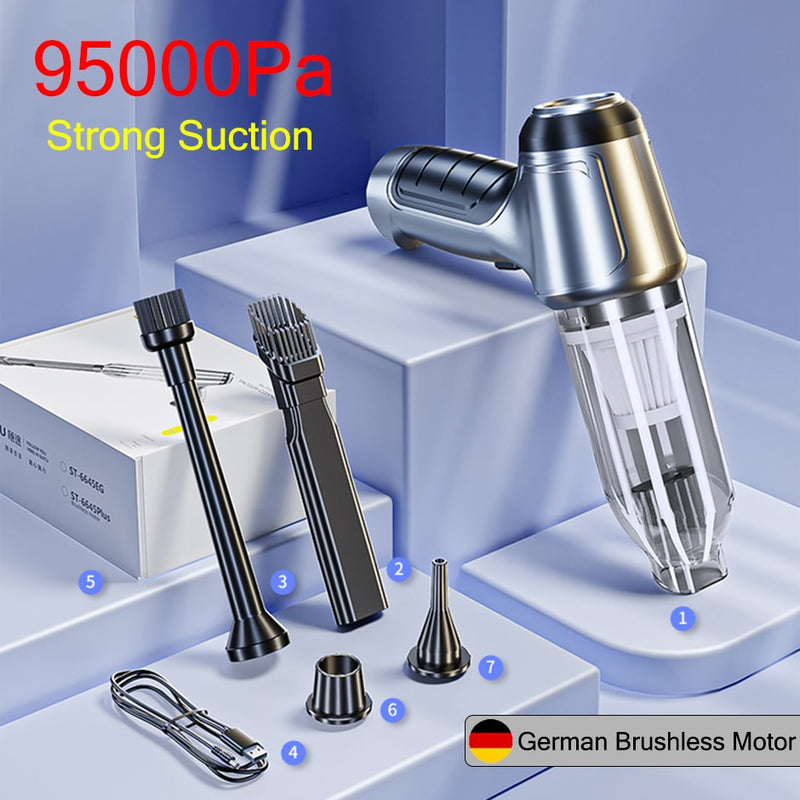 95000PA Portable Wireless Vacuum Cleaner Multifunctional - laorstore