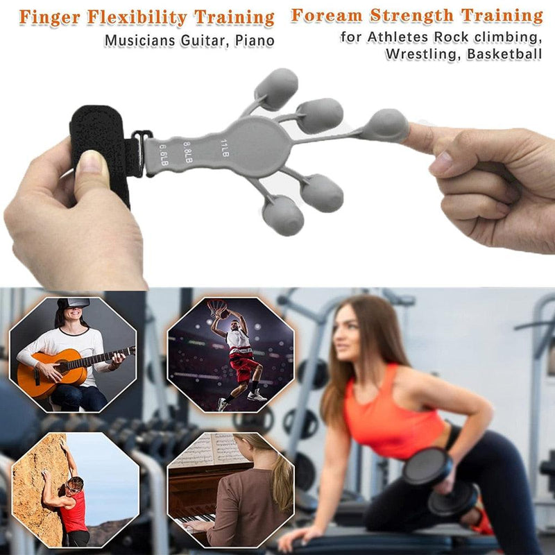Extension Hand Training Device with 6 Resistant Strength Trainer - laorstore