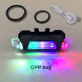 Cycling Tail Light Bike Accessories Silicone Waterproof Night LED Warning - laorstore