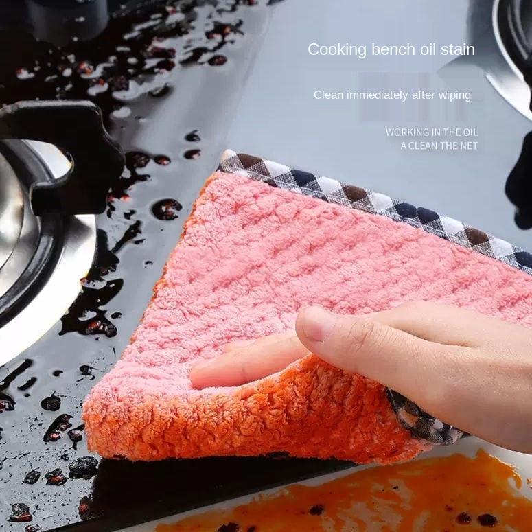 Kitchen Absorbent Dish Towel and Cleaning Cloth Rag - laorstore