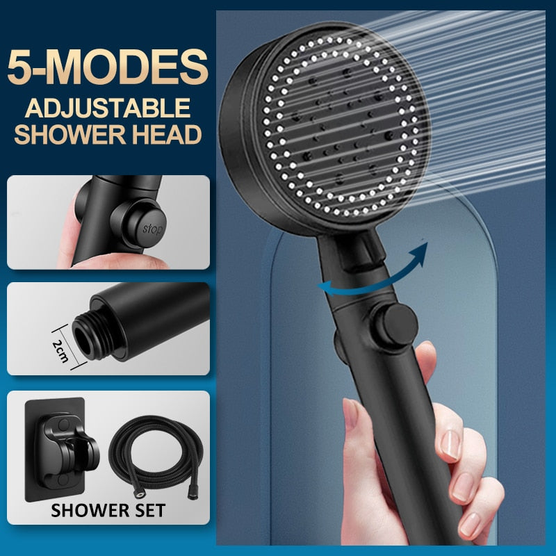 Adjustable Super High Pressure Shower Head - laorstore